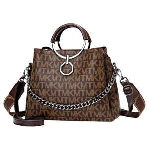 MK Luxury Women's Bag New Western Style Ladies Small Shoulder Slung Portable Bucket Bag